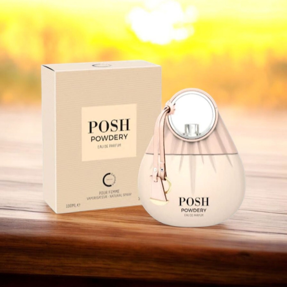 💋Arabe Perfume Posh Powdery Eau de Parfum - Elegant Cream and Gold